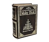 zeitzone Hohles Buch MOBY DICK mit Geheimfach Vintage Buchversteck Antik-S