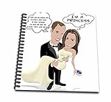 3dRose db_60000_2 Prinz William und Kate Middleton Hochzeits-Erinnerungsbuch, 30,5 x 30,5