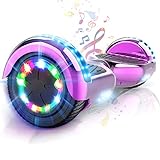 COLORWAY Hover Scooter Board 6.5 Zoll Hoverboard - Self Balance Scooter Elektro Scooter- LED & Bluetooth - für Kinder und Jugendliche - EU S