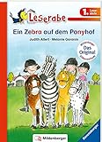 Ein Zebra auf dem Ponyhof - Leserabe 1. Klasse - Erstlesebuch für Kinder ab 6 Jahren: Leichter lesen lernen mit der Silbenmethode (Leserabe mit Mildenberger Silbenmethode)