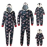 WeihnachtsschlafanzüGe Familie Damen Kinder Partner Herren Junge Männer Baumwolle Weihnachten Schlafanzug Weihnachts Pyjama Outfit Set Nachthemd Nachtwäsche Familien Hausanzug Sleepwear S