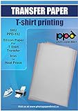 PPD A4 x 10 Blatt hochwertiges Silikonpapier für die Fixierung von Transfermotiven - zur Verwendung mit T-Shirt Transferpapier und Bügeleisen oder Transferpresse PPD-102-10