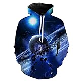 ZHANGMI Casual Hoodies 3D-Druck Landschaft Hd Muster Sweatshirt Herren und Damen Street Style Herbst Pullover Langarm Tops 7XL