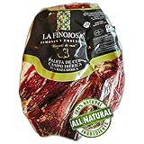 2.2 Kg Freilandhaltung Pata Negra Iberico Schinken ohne Knochen 100% natürlich - Ein echtes spanisches Gourmet-Erlebnis, das Sie mit Ihren Lieben teilen können - Spanischer knochenloser Jamon Ib