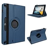 UC-Express Tablet Hülle kompatibel für Medion Lifetab E10420 Schutzhülle Kunstleder mit Standfunktion 360° Drehbar Cover Schutz Case, Farben:B