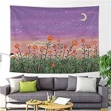 YYRAIN Nordic Polyester Sonnenuntergang Landschaft Wandbehang Zuhause Wohnzimmer Schlafzimmer Wandkunst Dekoration Bankett Wandbehang Multifunktionale Strandtuch Tischdecke 79x59 Inch{W200xH150cm}