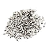 EuisdanAA 12,5 mm x 4 mm x 0,25 mm Edelstahl Doppelhakenspannfeder Grau 160 Stück(Resorte de tensión de doble gancho de acero inoxidable de 12,5 mm x 4 mm x 0,25 mm Gris 160 p