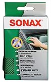 SONAX InsektenSchwamm (1 Stück) zur Entfernung von Insekten und anderen hart anhaftenden Verschmutzungen von Glas, Lack und Kunststoff | Art-Nr. 04271410