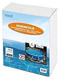 Medipool - Poolfolie rund 3,5 bis 3,60 x 0,92 m x 0,25 mm Schwimmb