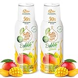 Light Low-Carb Fitness-Sirup Mango Geschmack von Frutta Max light | Ohne-Zucker | mit Stevia | 50% F