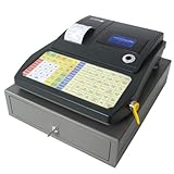 Olympia CM 941 F Kasse (mit Bondrucker, für Gastronomie, Einzelhandel, Friseur, Abschließbare Registrierkasse mit SD Karte und USB, Kassensystem mit Kassenschublade und programmierbarer Tastatur)