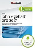 Lexware lohn+gehalt 2017 pro-Version PC Download (Jahreslizenz)|Einfache Lohn- und Gehaltsabrechnungs-Software für kleine und mittlere Unternehmen|Kompatibel mit Windows 7 oder ak