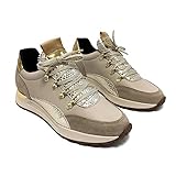 Schuhe aus Leder für Damen, Leder, lässig, modisch, bequem., Taupe, 36 EU