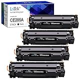 LxTek Kompatibel Tonerkartusche als Ersatz für HP CE285A für Laserjet Pro P1102W P1102 P1106 M1132MFP M1217NFW M1212NF M1132 P1100 M1136 M1210 M1212 (Schwarz, 4er-Pack)