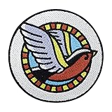 Tattoo Schwalbe Patch zum Aufbügeln | Vogel Patches, Feder Bügelbild, Vögel Flicken, Aufnäher, Bügelpatch Finally H