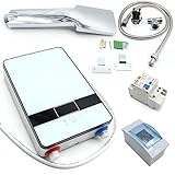 Durchlauferhitzer, LED Durchlauferhitzer ohne Tank für Badezimmer, 220V Digital Elektrisch Durchlauferhitzer Dusche Badezimmer Warm Tank