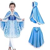 Prinzessin Kapuzen Umhang Umhang Umhang Kostüm mit Hut Kostüm für Mädchen verkleiden Party Zubehör Karneval Cosplay