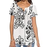 NIUYAN Damen-Trägershirt mit Blumendruck, ärmelloses Cami, Tunika, Blusen und Hemden, Sommer, Strand, Weste, fließendes Tanktop, Boho, ärmellos, Riemchen, Cami-Tunika-Top, Damen-Unterhemd,