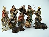 Krippe, Johanneskrippe, 12tlg, Höhe 10cm, handb
