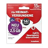 Vodafone Callya Smartphone International + 15 Startguthab