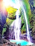 Diamant Malerei Wasserfall Kreuzstich Kit Diamant Stickerei Landschaft Voller Platz Strass Mosaik Wandkunst A2 45x60