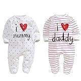 AOMOMO Baby Jungen (0-24 Monate) Strampler 2pack 3 M