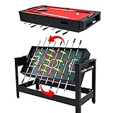BLUE HAWAII Multigame Spieletisch Mega 2 in 1 Tischkicker&Billard,137 x 60,5 x 81,5 cm 30 kg Tischfußb