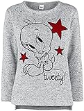 Looney Tunes Tweety Frauen Sweatshirt grau meliert S