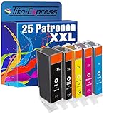 Tito-Express PlatinumSerie 25 Patronen XXL kompatibel mit Canon PGI-570 XL & CLI-571 XL | Für Pixma MG-5750 MG-5751 MG-5752 MG-5753 MG-6850 MG-6851 MG-6852 MG-6853 MG-7750 MG-7751 MG-7752 MG-7753