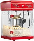Rosenstein & Söhne Popcornmaschine: Profi-Retro-Popcorn-Maschine'Cinema' mit Edelstahl-Topf im 50er-Stil (Popcornmaschine Cinema)