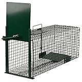 Moorland Safe 5001 Lebendfalle 60x23x23cm als Marder-Falle, Katzen-Falle, Fuchs-Falle, Ratten-Falle mit Falltü