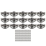 Pwshymi Antiker Griff Schubladengriff Zinklegierung Kleiderschrank Griffbox Aufbewahrungsschrank für Regal Schreibtischschublade(small)