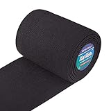 BENECREAT 5 Meter/5,5 Yards 100mm breit schwarz flach Gummiband schwere Stretch Gummiband zum Nähen von Kleidung Handwerk Projek