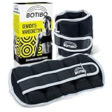 BOTIBO – Verstellbare Gewichtsmanschetten [2X à 2,3kg] – Hochwertige Gewichte für Beine und Arme – Robuste Ankle Weig
