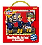 Feuerwehrmann Sam: Mein Geschichtenbuch mit Memo-Spaß: Pappbilderbuch inklusive Koffer und 24 Memo-T