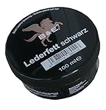 Bense u. Eicke B & E Lederfett schwarz, 100 ml für Cabrio-Verdeck, Ledercombi,Ledercouch, Schuhe, Handtaschen, Sättel und alle G