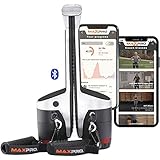 MAXPRO Smartconnect Ganzkörper-Fitnessgerät mit Bluetooth | Brennen, Tonaufbauen, Cardio-, Kraft-, Kreis- und HIIT-Training mit 2,3–136 kg konzentrischem Widerstand | tragbar – wiegt 4,1 kg, R