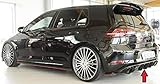Rieger CUP Diffusor Hochglanz SCHWARZ lackiert glänzend kompatibel für Golf 7 VII GTI GTD Heck Ansatz Heckdiffusor Stoßstange ABS mit ABE NEU G