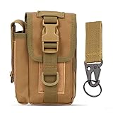 Shidan Nylon Smartphone Holster Taschenlampe Hüfttasche mit Gürtelschlaufe und eine Schnalle für iPhone 12 Pro Max/ 12 Pro/ 12/12 Mini/ 11 Pro Max/ 11 Pro/ 11/ XS Max/XR/e XS/X