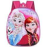 simyron Kinder Rucksack Frozenes 3D Cartoon Schultasche Verstellbare wasserdichte Kindergartenrucksack Jungen Princess Schultasche für Kinder im Vorschulalter Kinderg