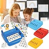 LEMORTH 3 in 1 passende Buchstabe Spiel & Nummer Matching Spiele, Alphabet und Math Puzzle Spiel mit Flash-Karten, for 3-8Year alte Vorschule Lernen Alphabet-Lesung, Wörter Rechtschreibung, pädagog
