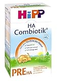 Hipp Pre HA Combiotik, Hypoallergene Anfangsmilch - von Geburt an, 2er Pack (2 x 500g)