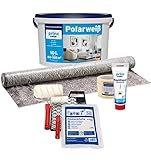 prinzcolor Premium Polarweiss Innenfarbe Wandfarbe Deckenfarbe Profi Farbe Set Weiß 10l Innenfarbe - R