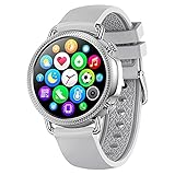 XYZK Smart Watch V25 2021 Neue Weibliche Herzfrequenz Blutdrucküberwachung Wettervorhersage Für Android Ios wasserdichte Damen,C