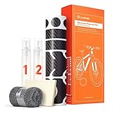 Luxshield Fahrrad Lackschutzfolie für Mountainbike, BMX, Rennrad, Trekkingrad etc. - 21-teiliges Rahmen-Set gegen Steinschlag - Carbon Optik & selbstkleb