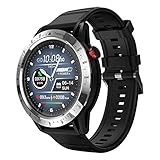 SZP Intelligente Uhr Herzfrequenzzähler-Schrittzähler Blutdrucküberwachung IP68 wasserdichte Student Erwachsene Watch,B