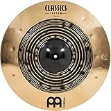 Meinl Classics Custom Dual 20 Zoll Ride (Video) Schlagzeug Becken (50,80cm) B12 Bronze, Dunkles und Brilliantes Finish (CC20DUR)