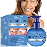 Whitening Zahnpasta, Soda Zahnpasta, Bleaching Zahnpasta, Whitening Toothpaste, Natürliche Zahnaufhellung und Zahnreinigung Zahnpasta- Fluoridfreie Zahnpasta - weiße Z