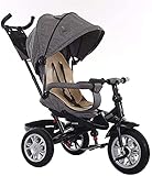 Kinderwagen-Bassinet-Kinderwagen-Kinderwagen-Kinderwagen-Kinderwagen-Kinderwagen 3-in-1-Kinderwagen-Dreirad-Bike Schnellfalte Kinder-Trike mit Kupplungs- und Sicherheitsgurt Kinderwagen-Kutsche für 1