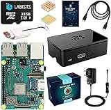 Raspberry Pi 3b+, Raspberry Pi 3 Modell B Plus (B +) Ultimatives Starterkit mit 32GB Micro SD Karte, 2,5A EIN/aus-Schaltnetzteil und HDMI Kabel, Premium Schwarz G